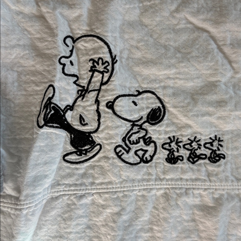 School Bus Made in Korea Peanuts Shirt Size large Snoopy Charlie Brown - Picture 2 of 6